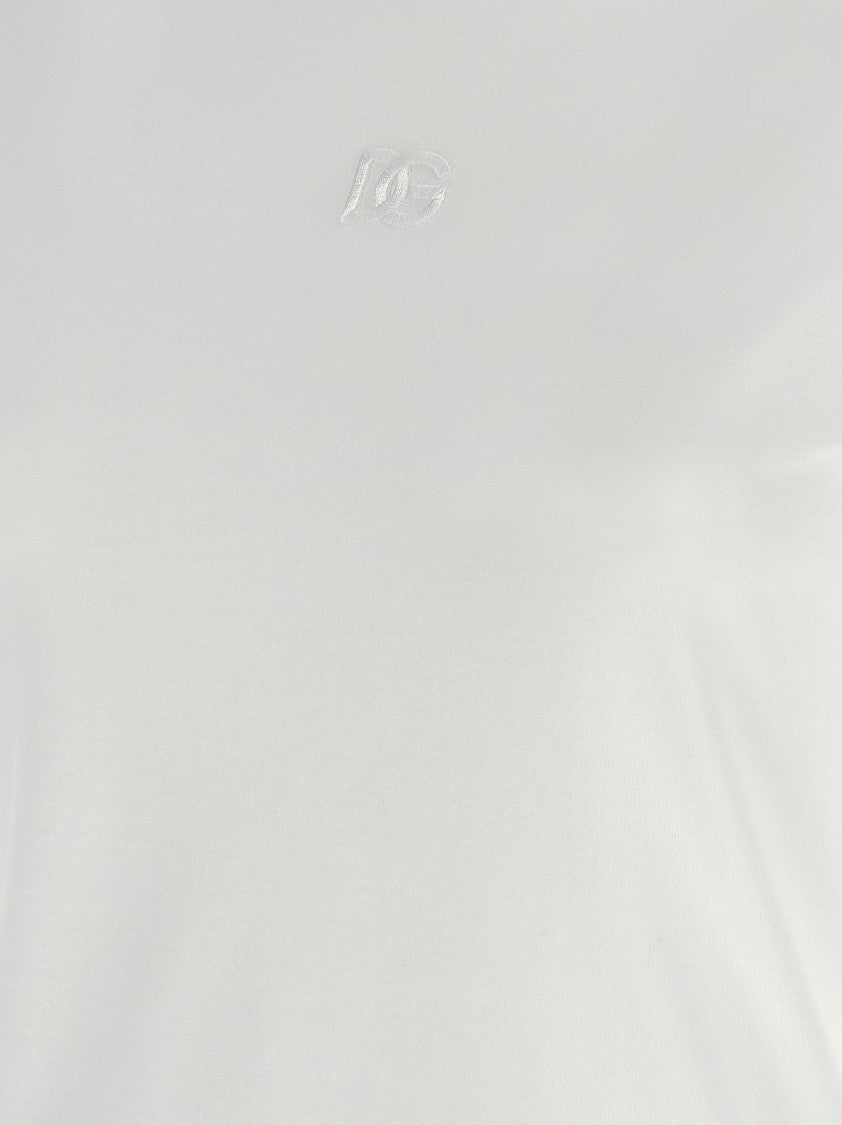 Dolce & Gabbana Logo Embroidery T-Shirt