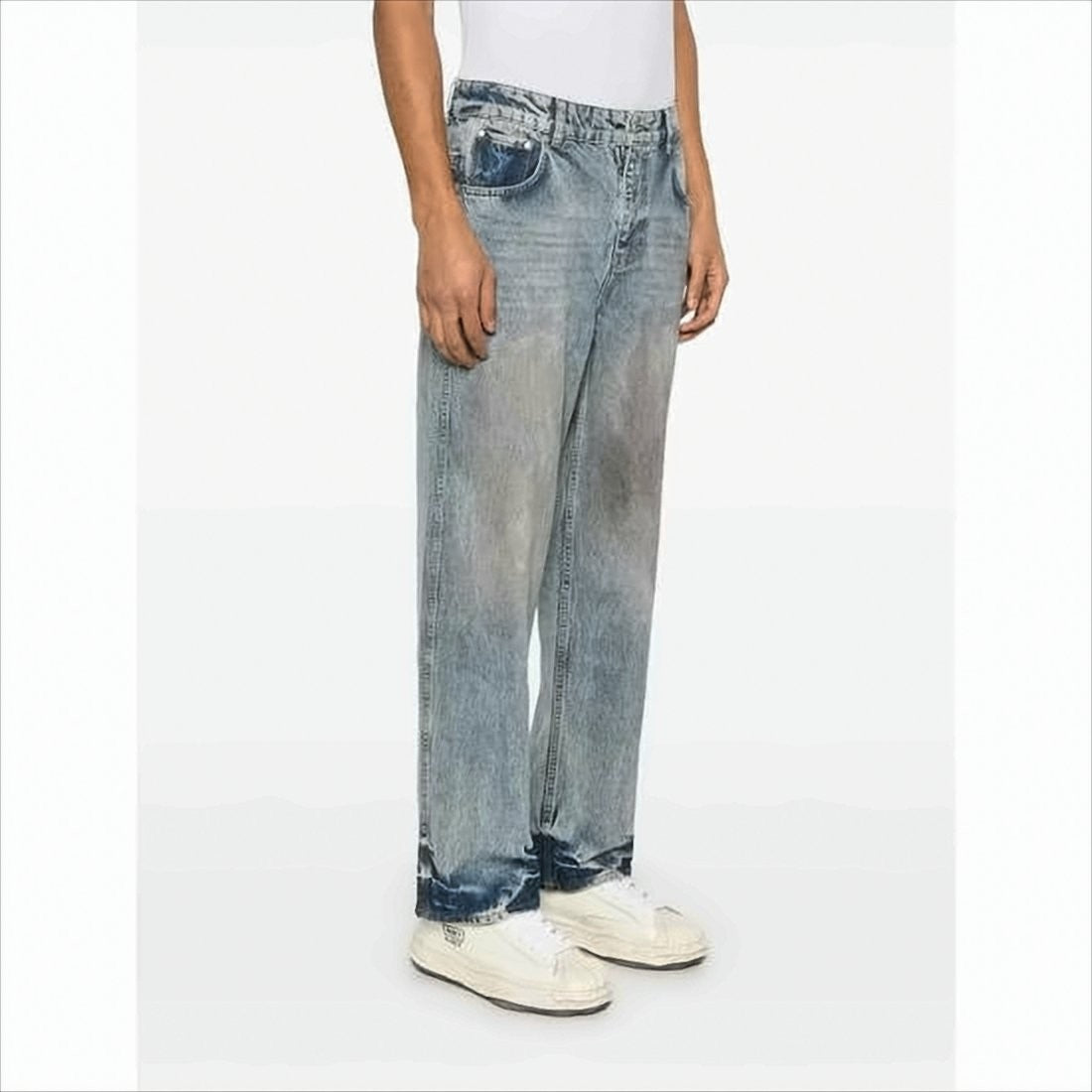 Represent Relaxed Fit Distressed Denim Pants