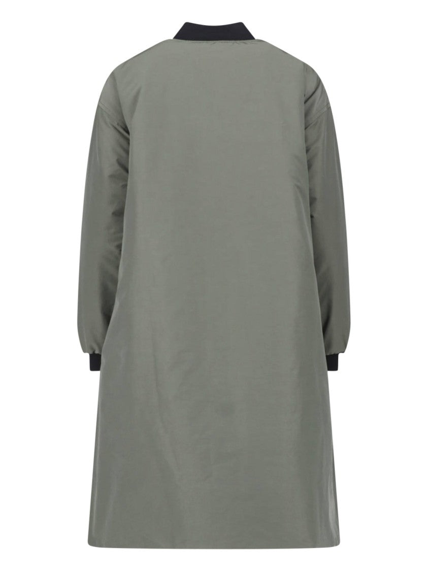 Cape Concept Green Water-Repellent Contrast-Collar Econyl Jacket