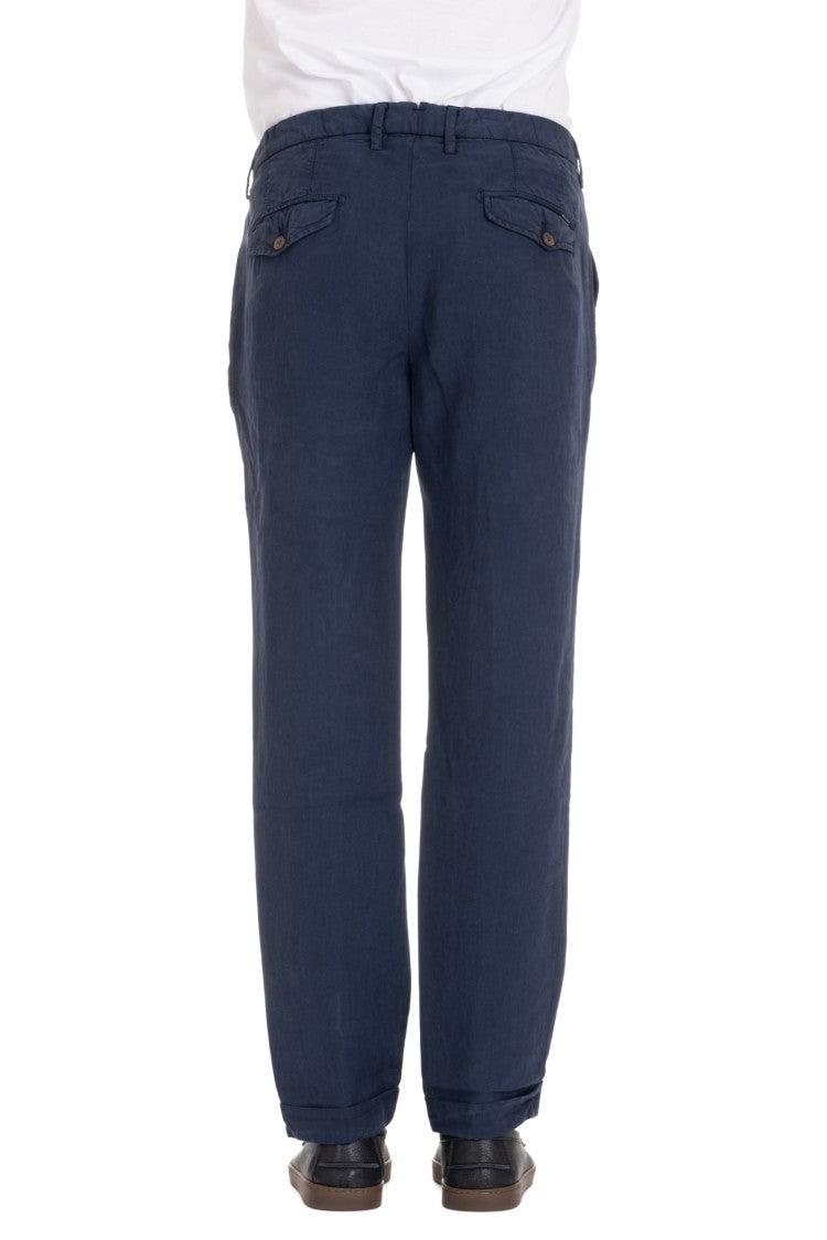 Myths Cotton-Linen Zeus Chino Trousers