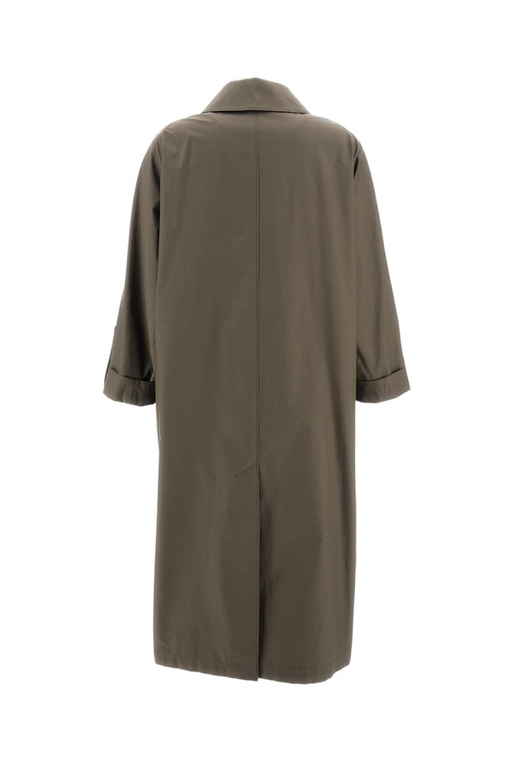 Max Mara Double-Breasted Long Trench Coat