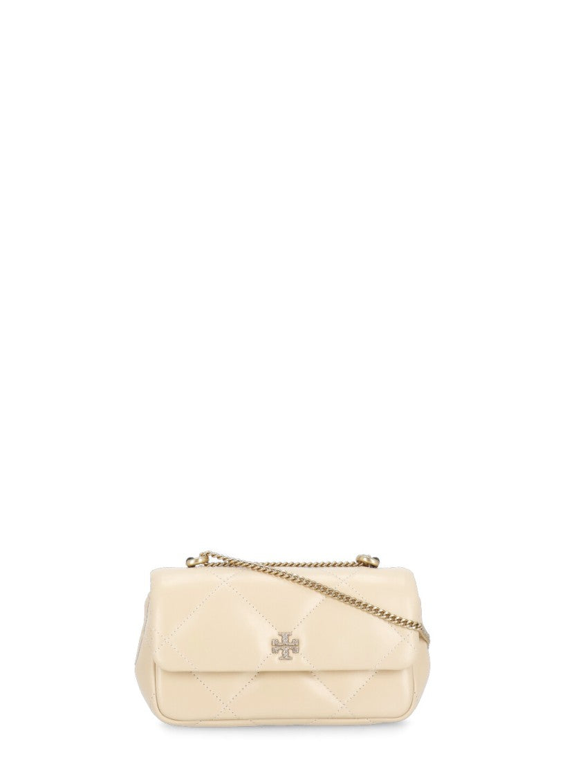 Tory Burch Natural Leather "Kira" Shoulder Bag