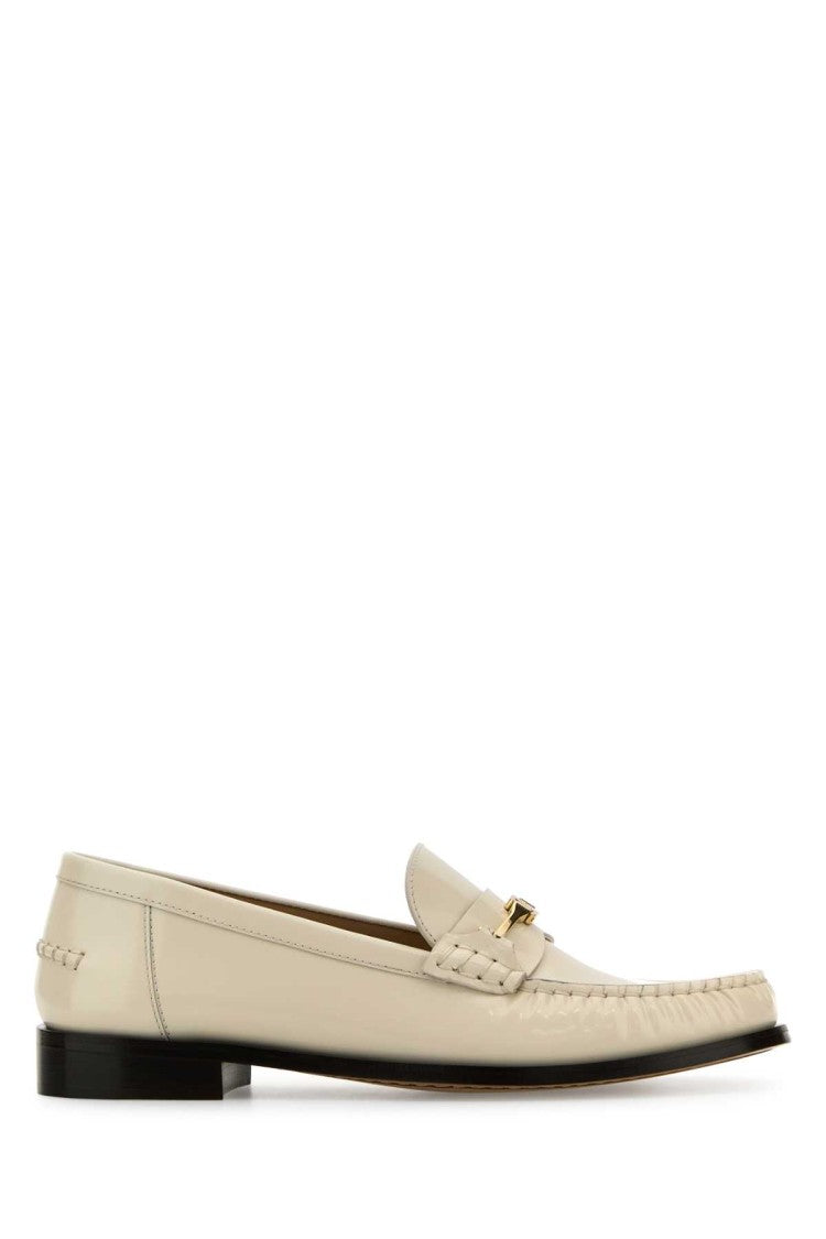 Salvatore Ferragamo Ivory Leather Harry Loafers