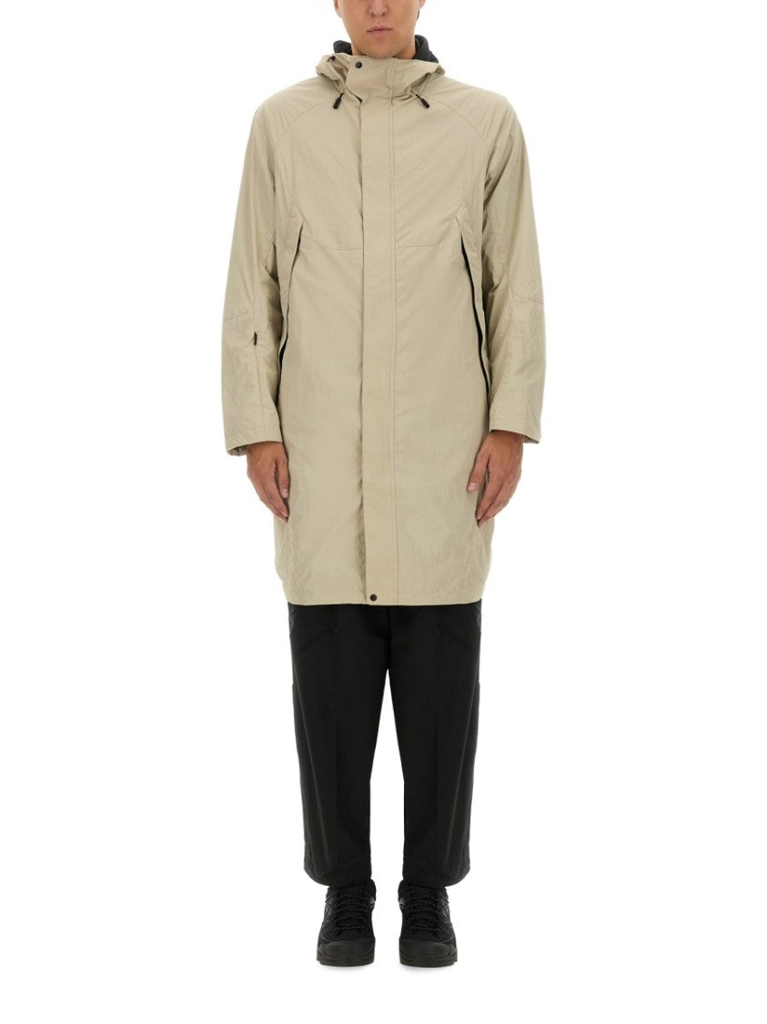 Jg1 Elongated Nylon Parka With Hood