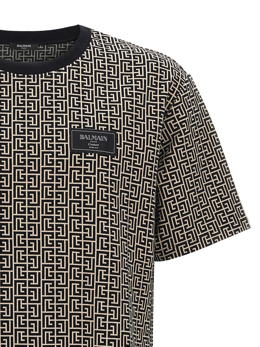 Balmain 'Monogram Couture' T-Shirt