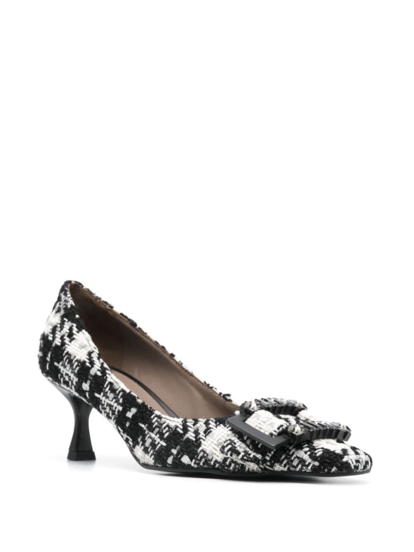 Roberto Festa Tweed Slip-On Shoes