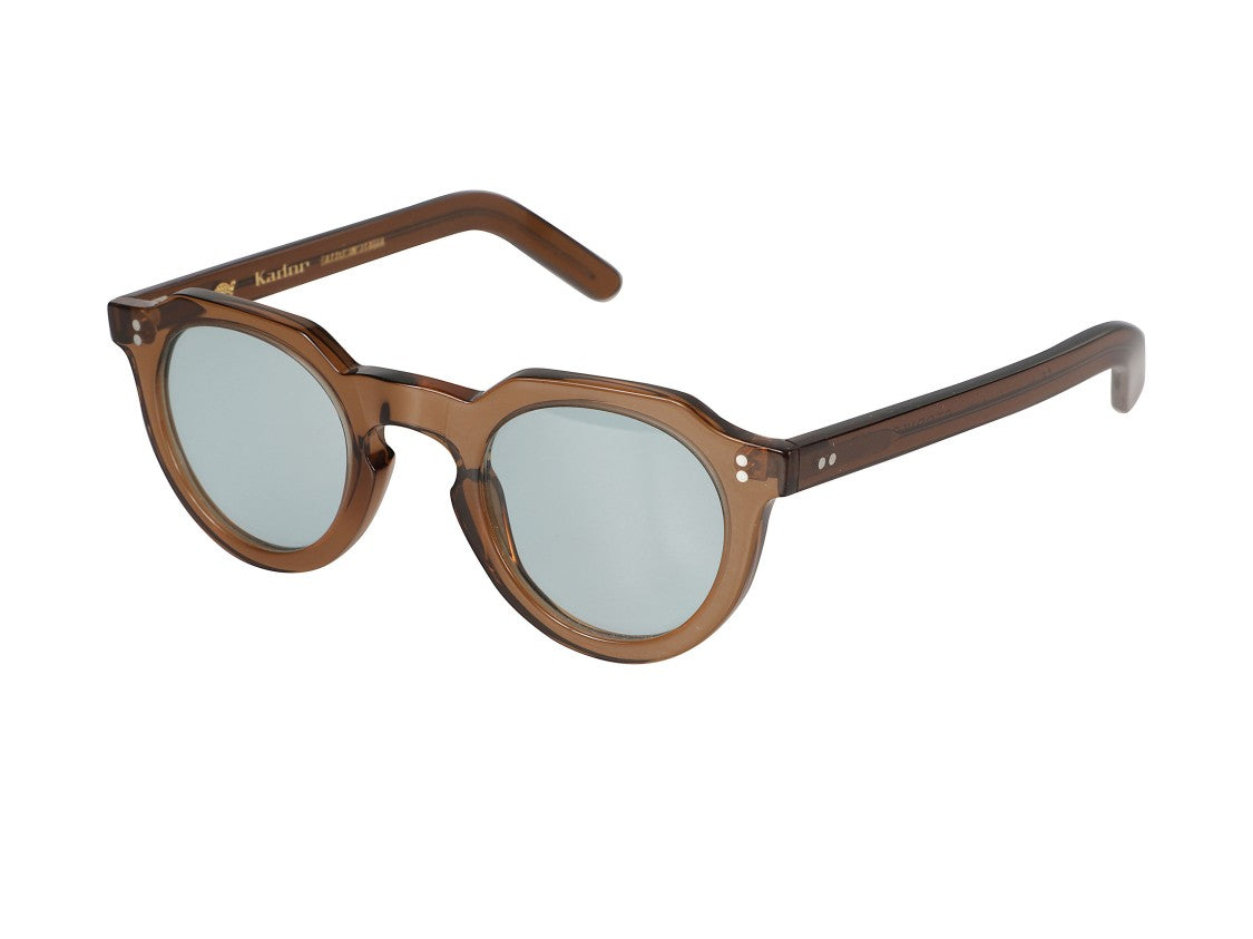 Kador Brown Storiko Round Acetate Sunglasses