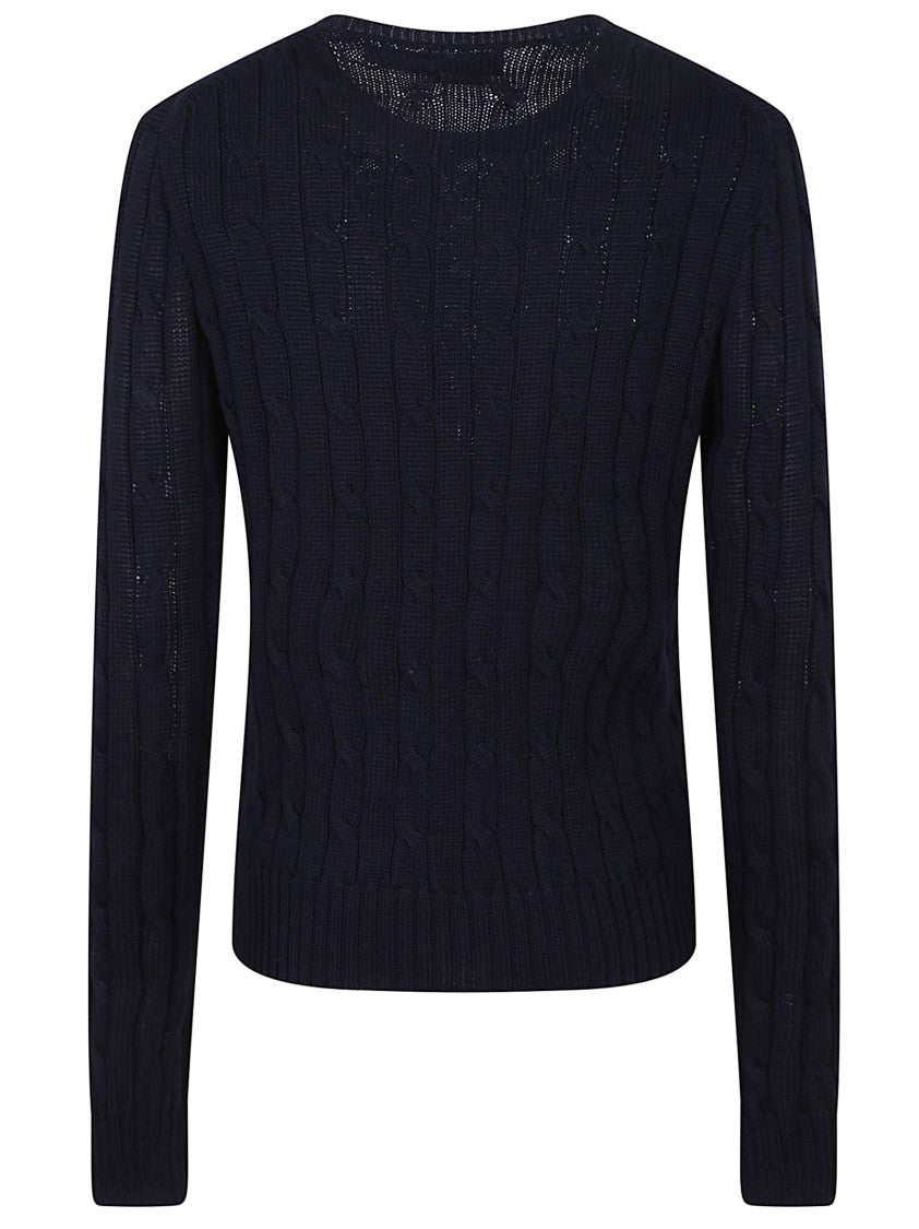 Polo Ralph Lauren Cable Knit Sweater With Round Neckline
