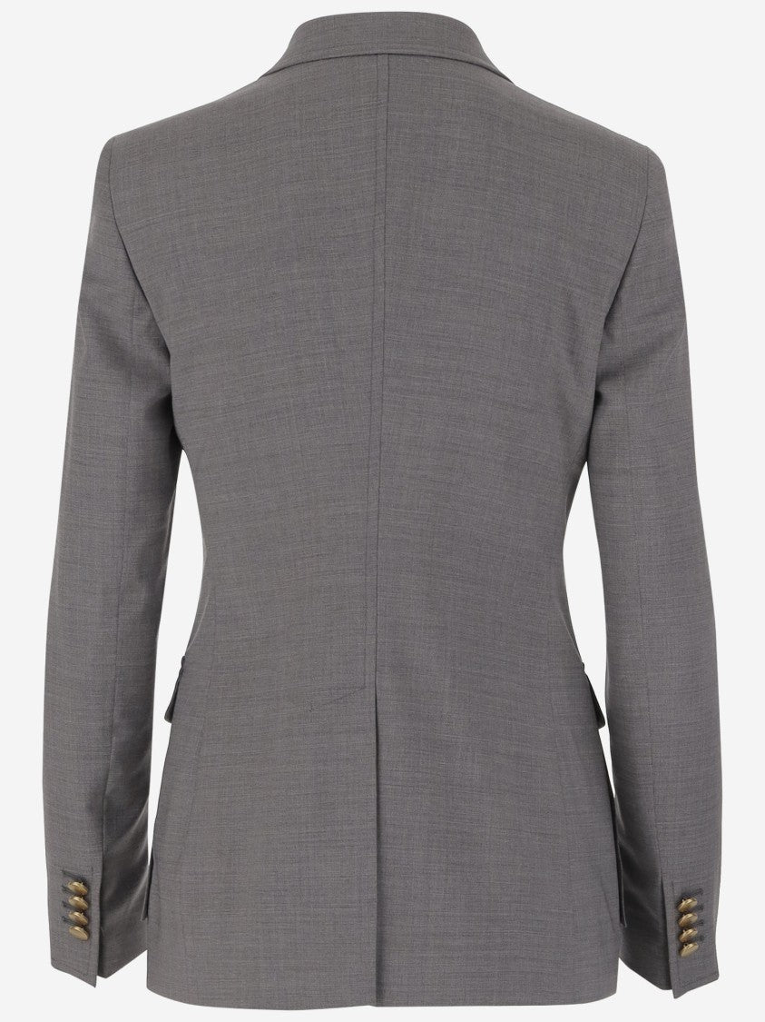 Tagliatore Double-Breasted Stretch Wool Jacket