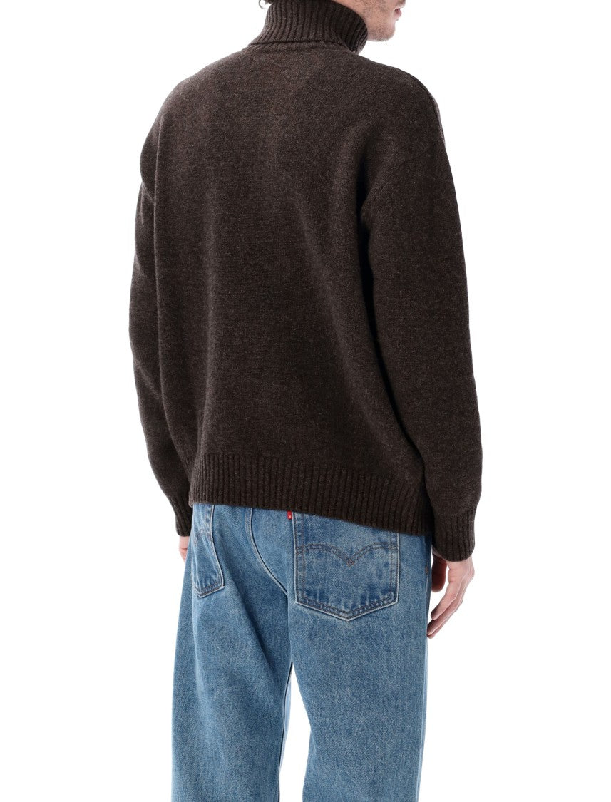 Sporty And Rich Src Oversized Wool Turtleneck Sweater