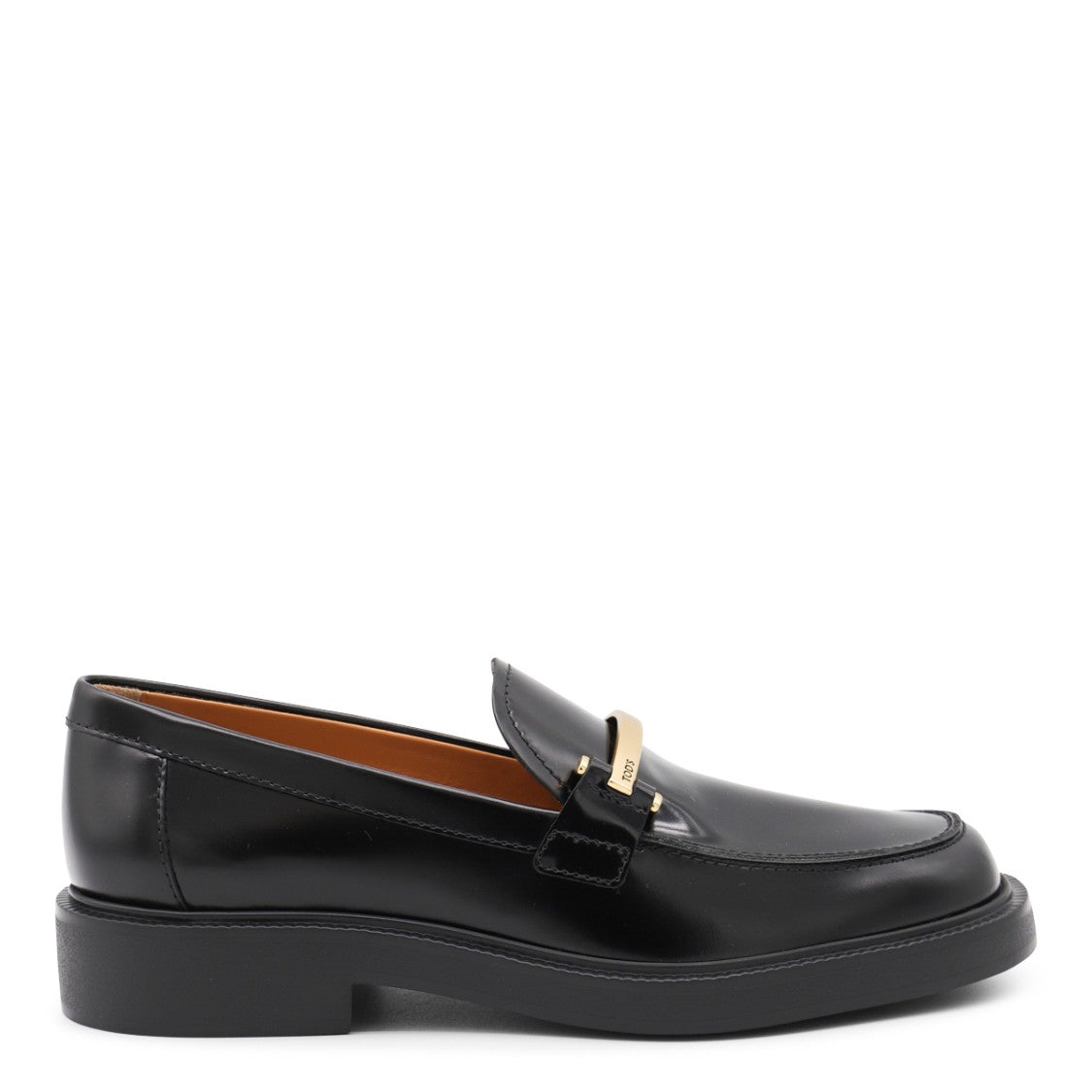 Tod's Black Leather Loafers