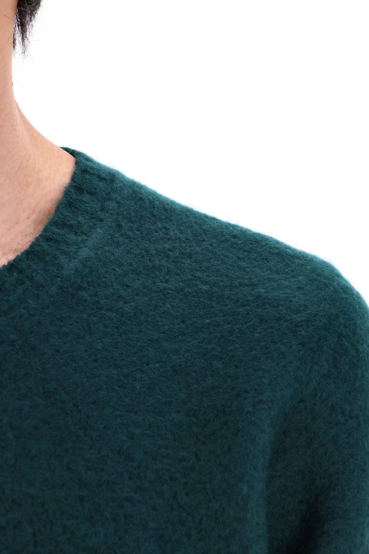 Drumohr Brushed Wool Crewneck Sweater