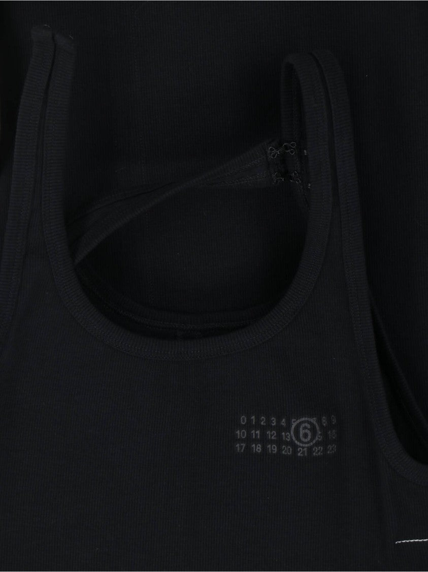 Mm6 By Maison Margiela Mini Dress – Black