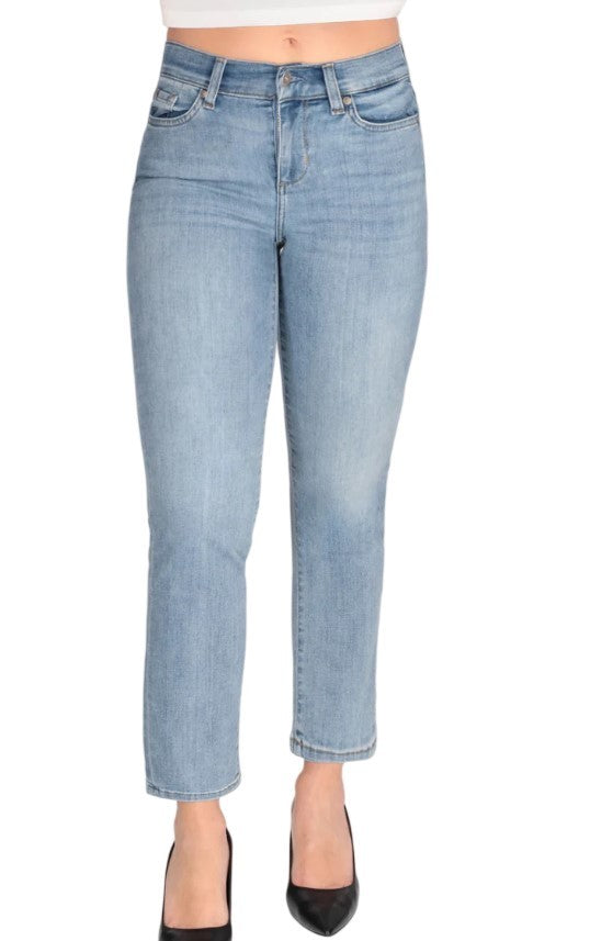 Liu Jo Stonewashed Cropped Jeans With Rhinestone Embellishments