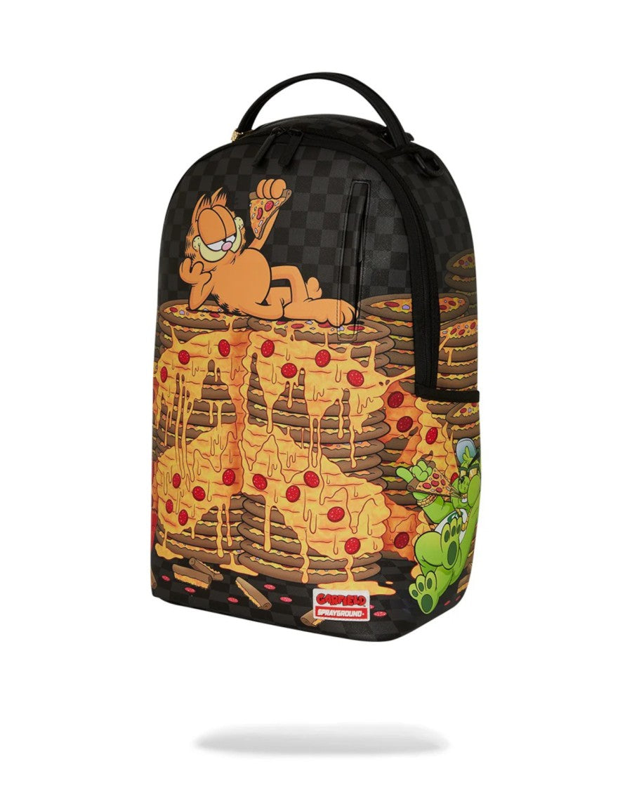 Sprayground Backpack With Playful Cartoon Cat