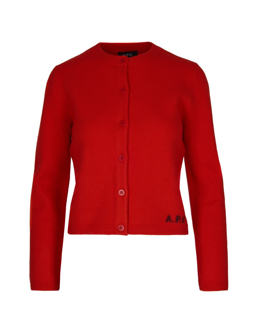 A.P.C. Cardigan Mila Red