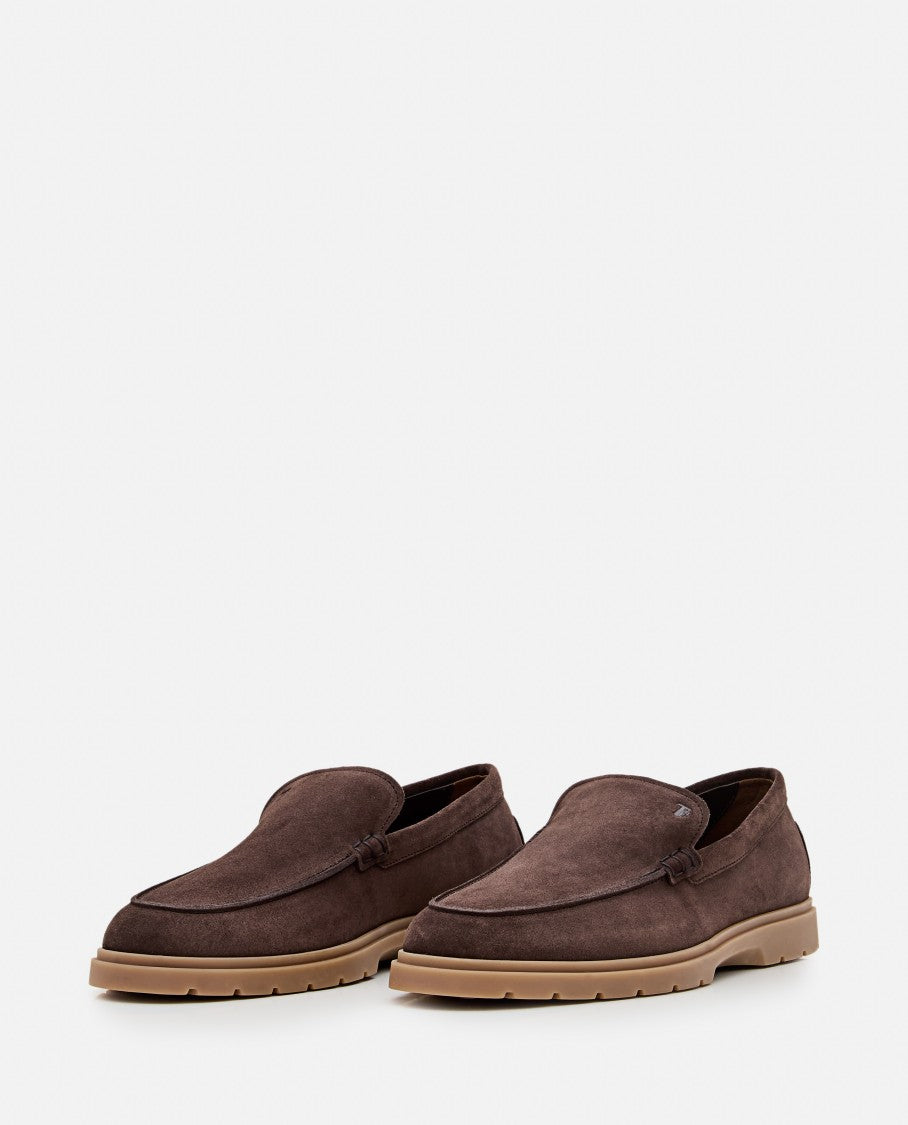 Tod's Mocassino Suede Marrone
