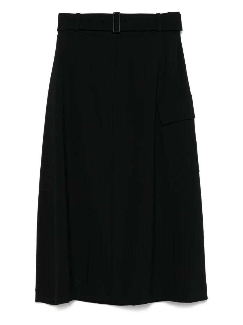 Joseph Pernette Midi Skirt With Concealed Fastening