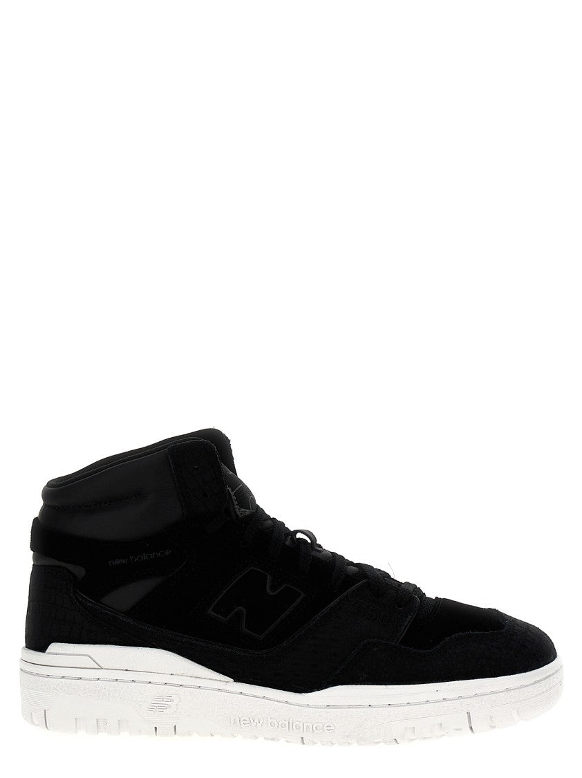 Junya Watanabe High-Top Suede And Leather Sneakers