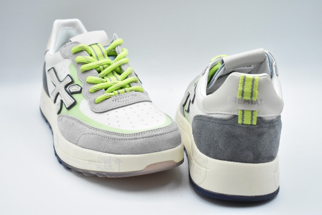 Premiata Low Shoes With Textured Upper