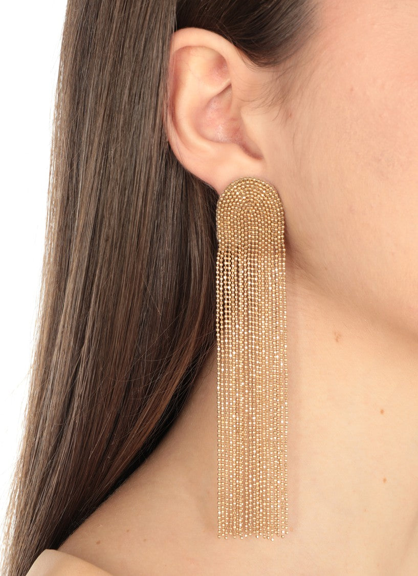 Fabiana Filippi Earrings With Bright Light Point Pendats
