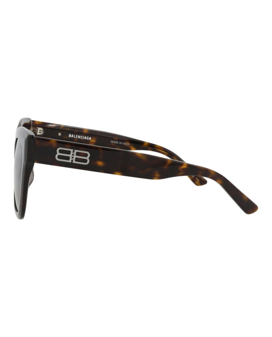 Balenciaga Square-Frame Acetate Sunglasses With Saddle Nose Bridge
