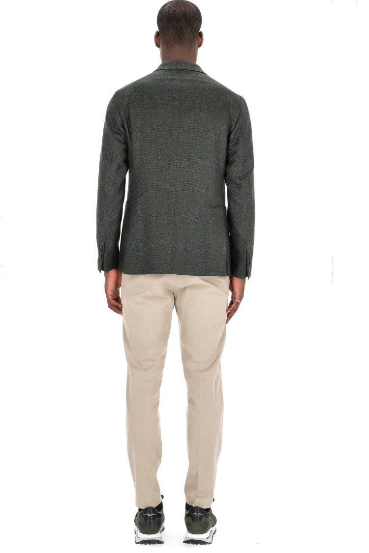Tagliatore Montecarlo Line 110’S Wool Textured Jacket