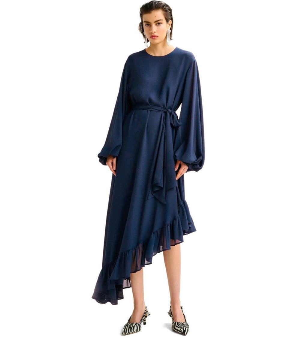 Essentiel Antwerp Iflower Navy Blue Dress