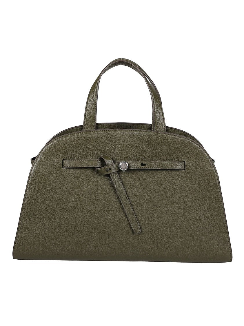 Tory Burch Romy Textured Leather Bowling Bag