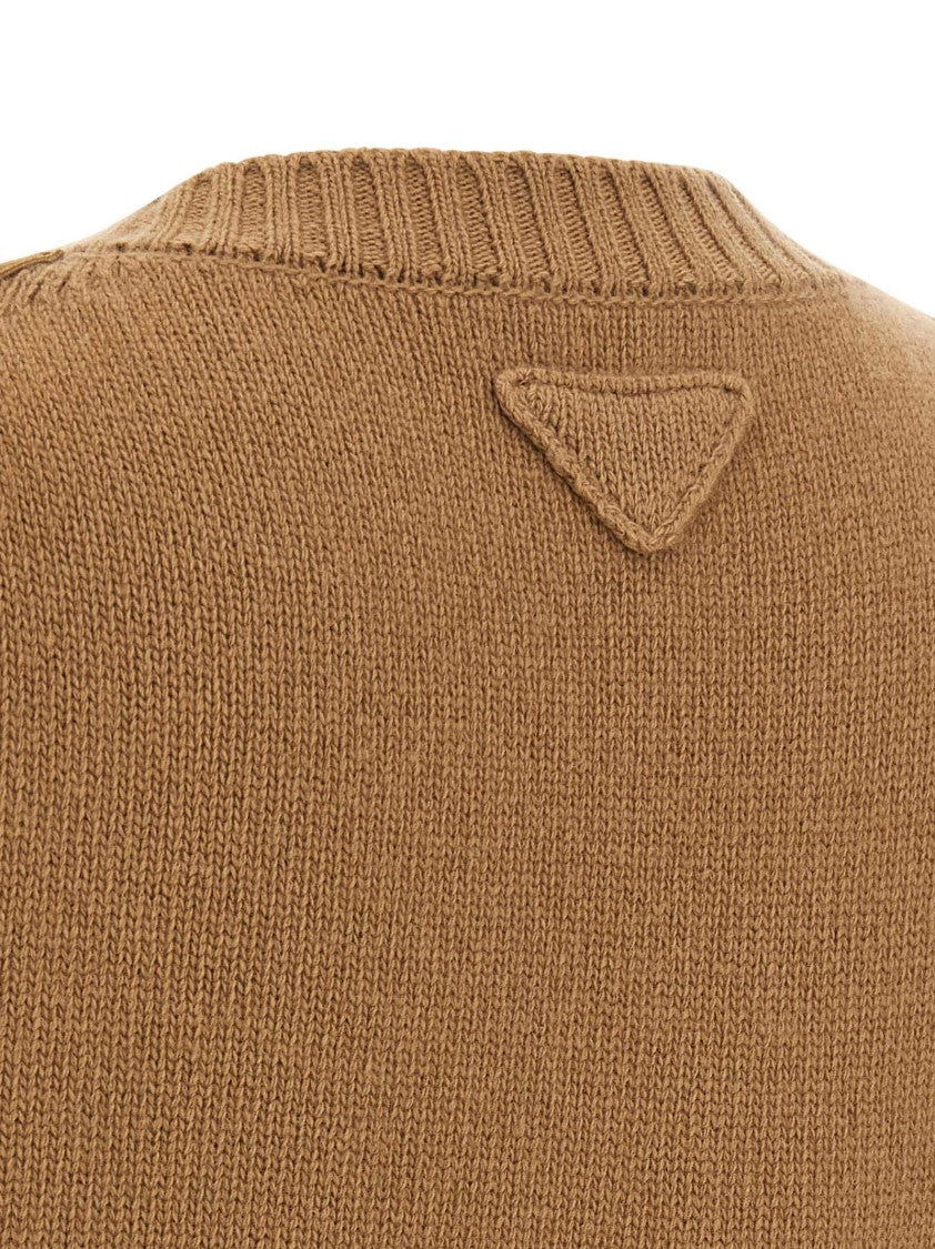 Prada Virgin Wool And Cashmere Sweater