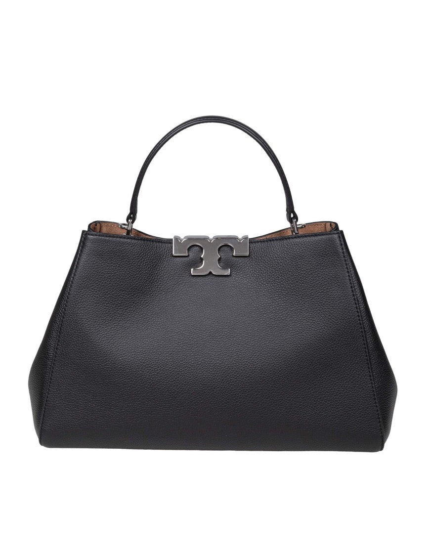 Tory Burch Black Eleanor Satchel Leather Bag