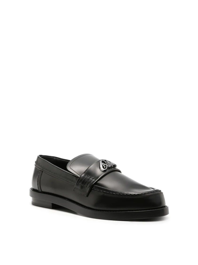 Alexander Mcqueen Seal Logo Plaque Loafers