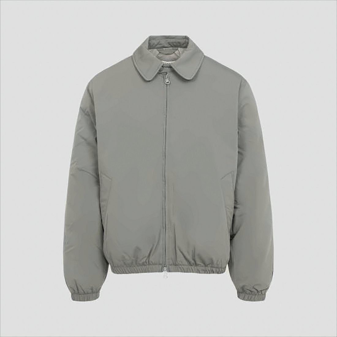 Our Legacy Minimalist Grey Jacket With Front Zipper