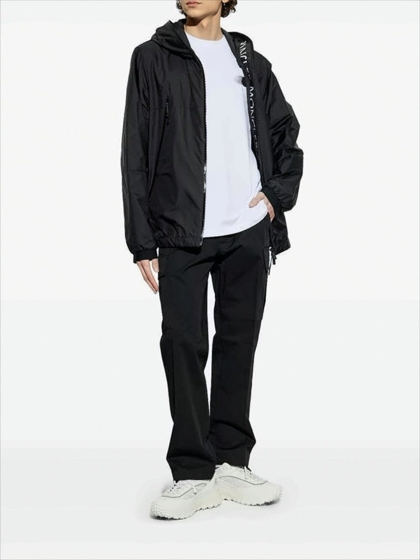 Moncler Lightweight Black Hoodedjacket