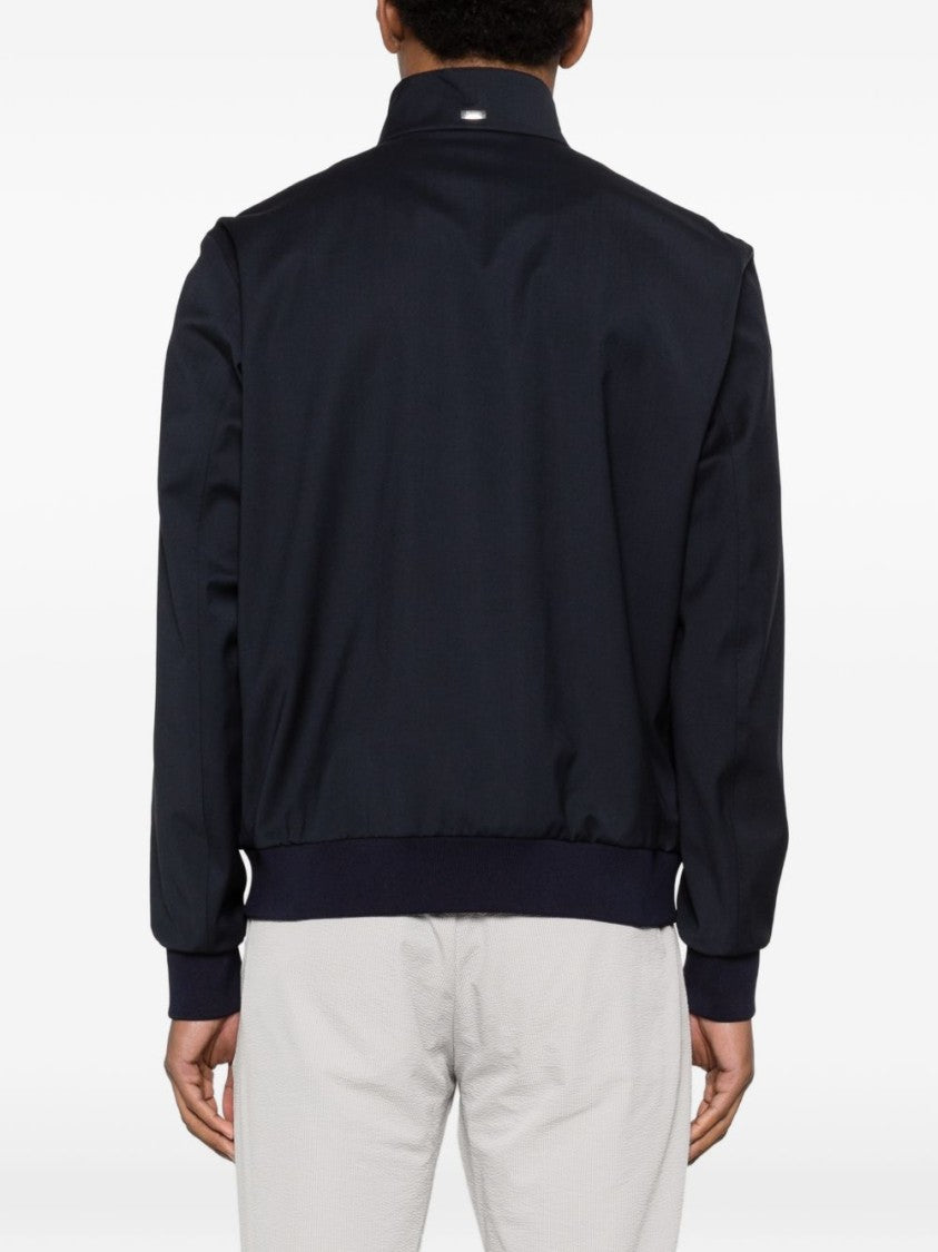 Herno Wool Casual Jacket With Double-Slider Zip