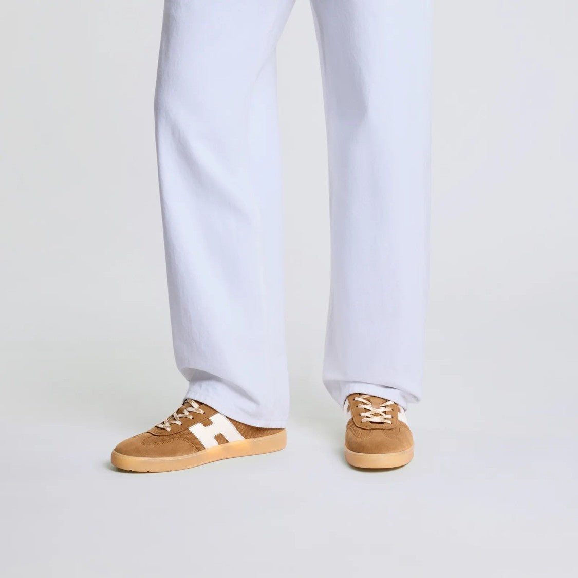 Hogan Cool Lace-Up Sneakers In Calfskin