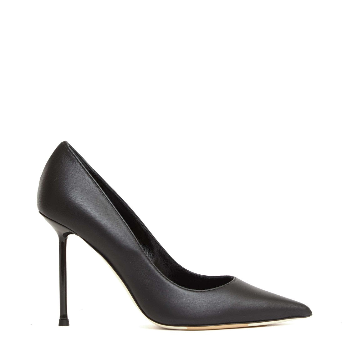 Ninalilou Graceful Black Leather Pumps