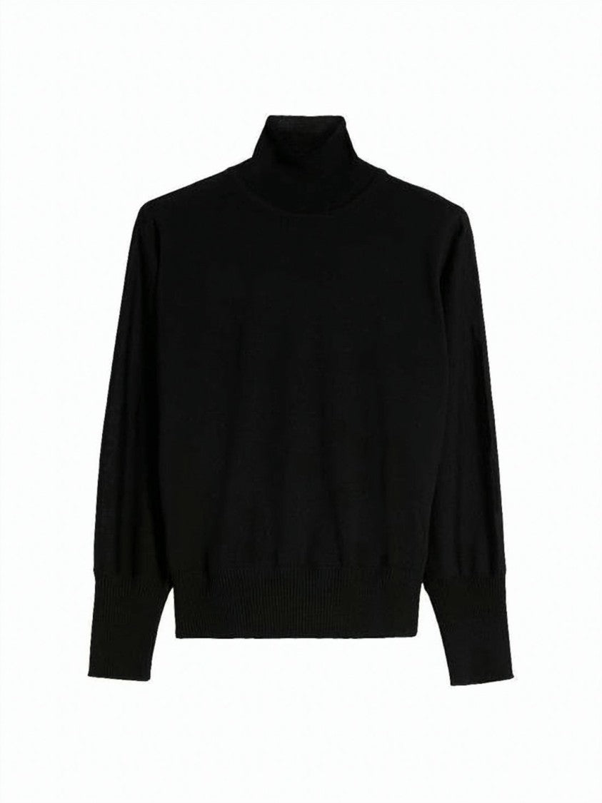 Max Mara Classic Ribbed Turtleneck Sweater
