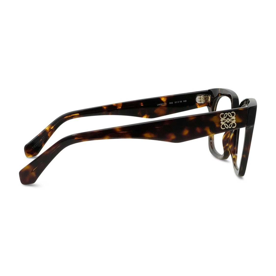 Loewe Havana Anagram Rectangular Acetate Glasses