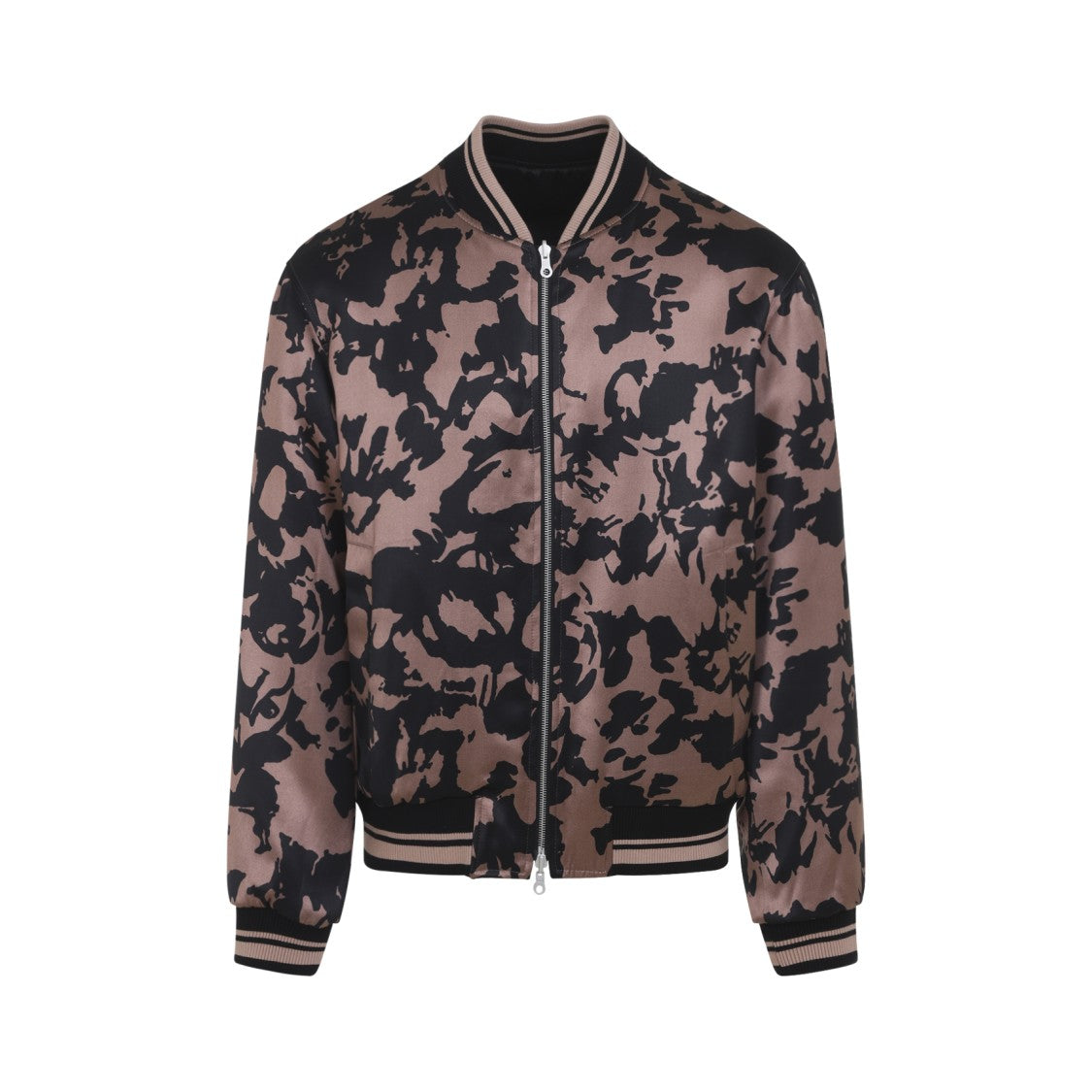 Dries Van Noten Abstract Patterned Bomber Jacket With Reversible Design