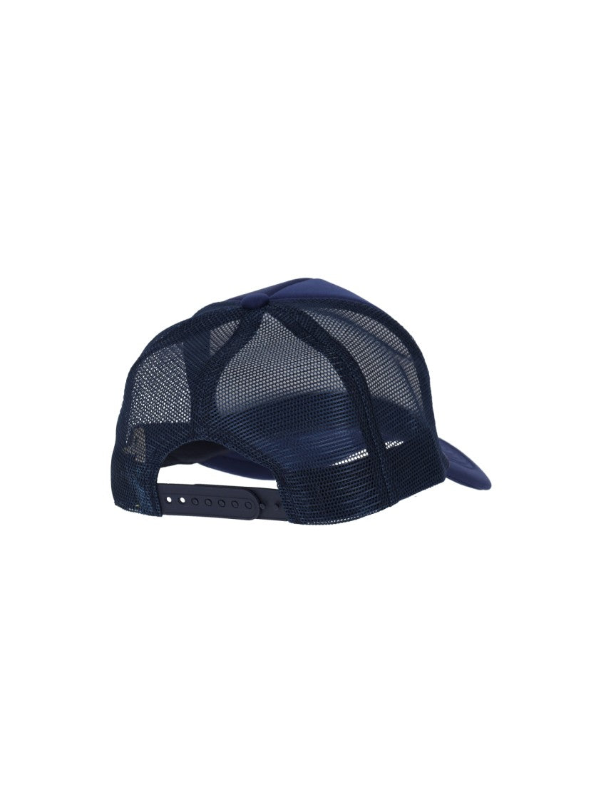 Gallery Dept. Blue Curved Visor Logo Baseball Cap