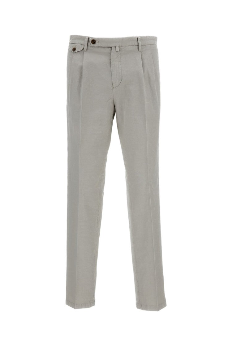 Briglia 1949 Grey Slim Distressed Trousers