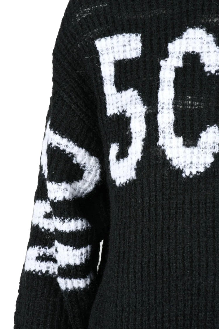 Mo5ch1no Jeans Jeans Long Dress Wool Alpaca - Black