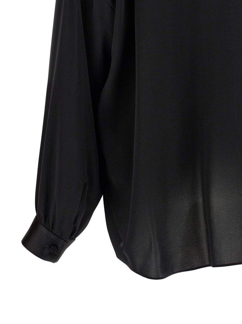 Tom Ford Lavallière Neck Blouse