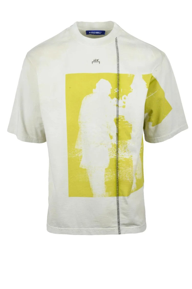 A-Cold-Wall* Beige/Green Cotton T-Shirt