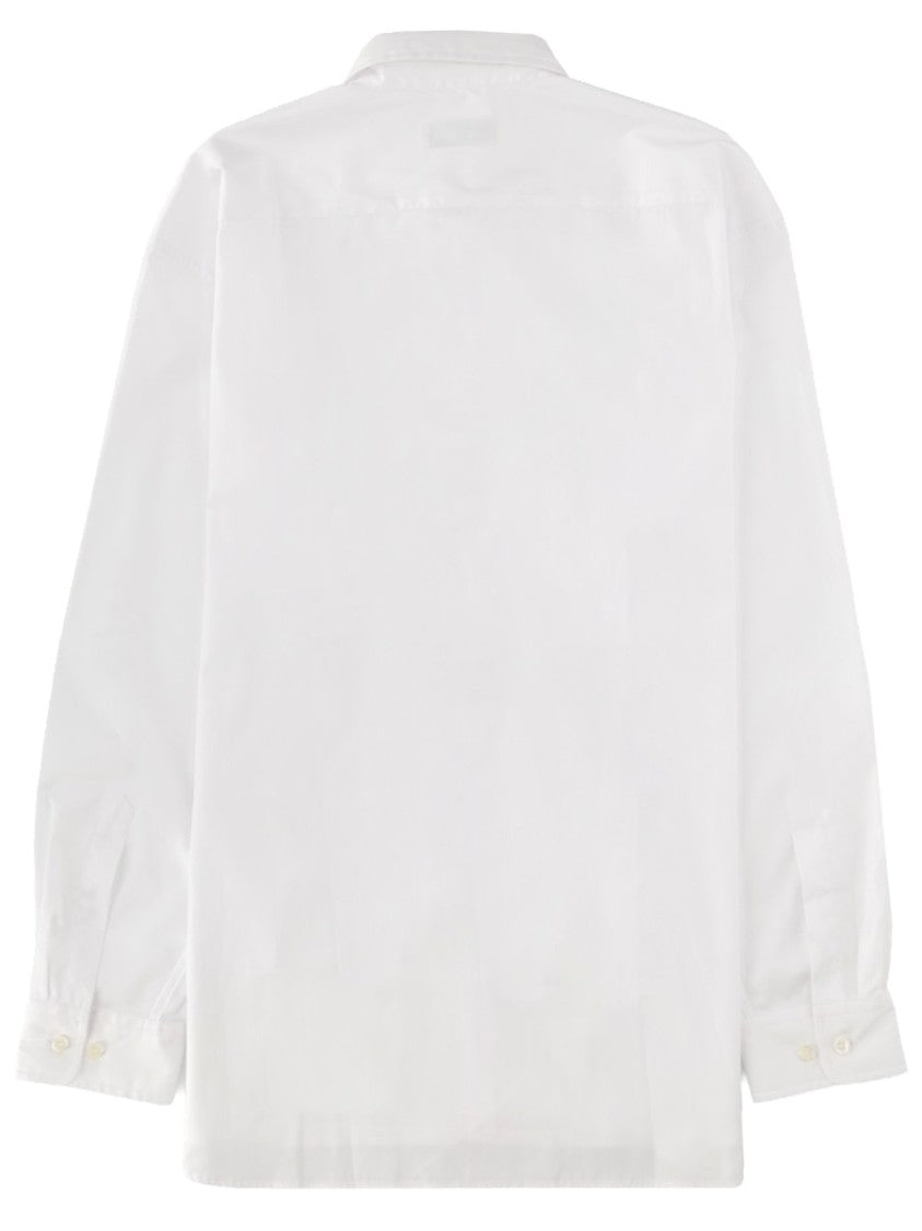 Dries Van Noten White Cotton Croom Minimalist Shirt