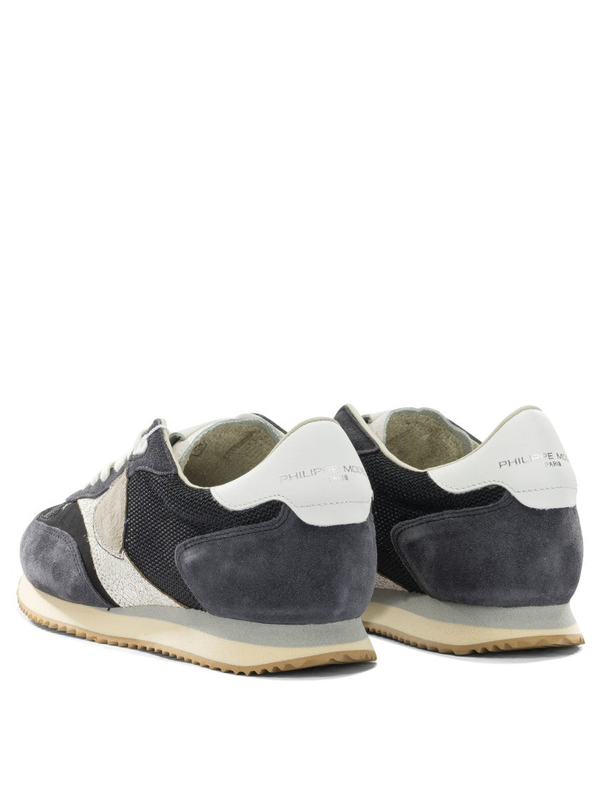 Philippe Model Paris Low-Profile Sneakers With Suede