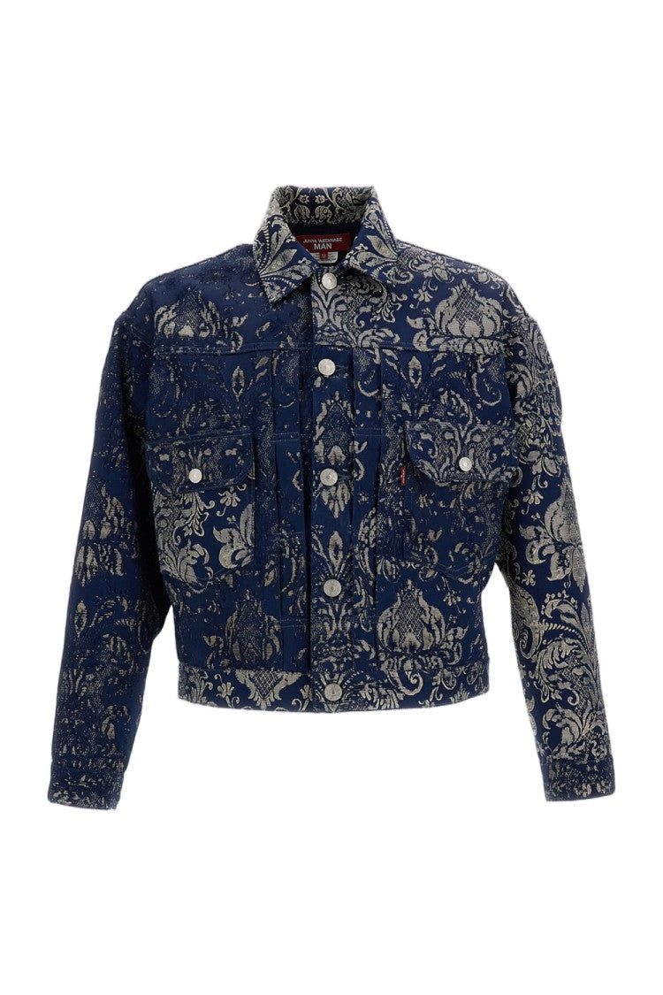 Junya Watanabe Blue Watanabe Man Levi's Damask Jacket