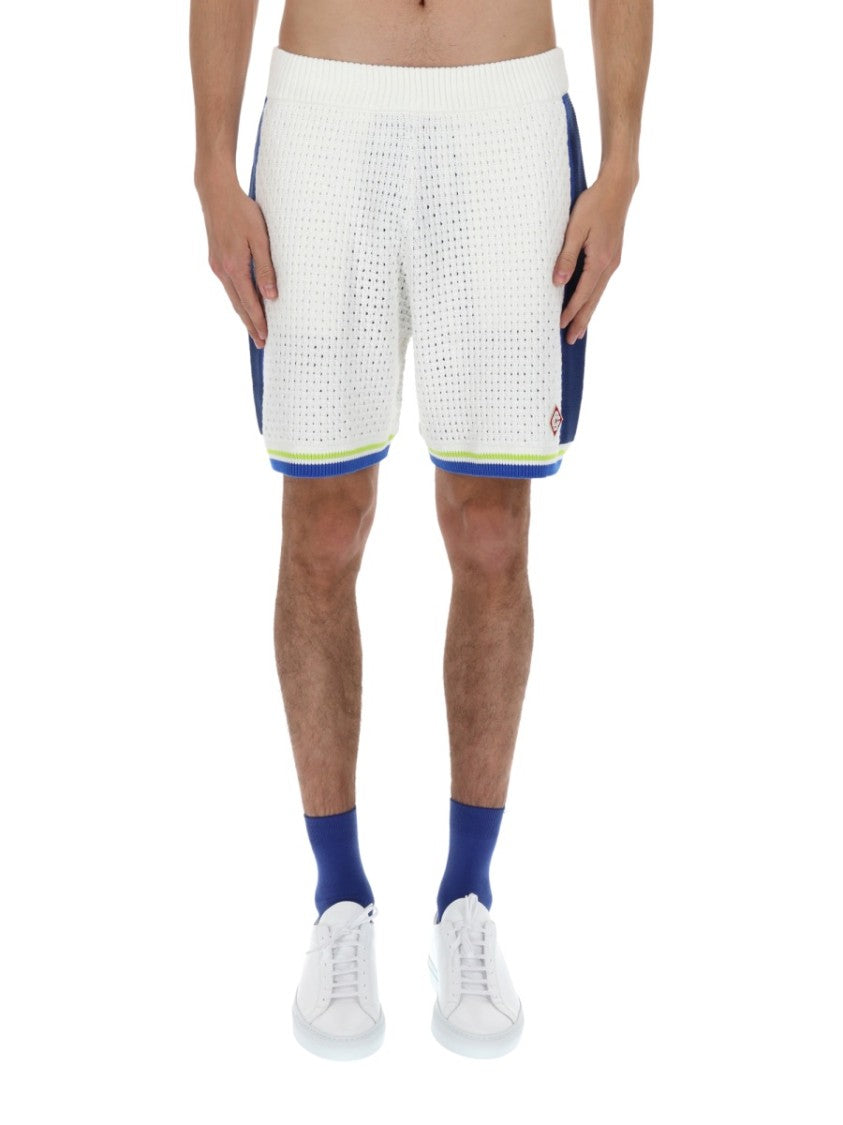 Casablanca Casablanca Crochet Retro Knit Shorts
