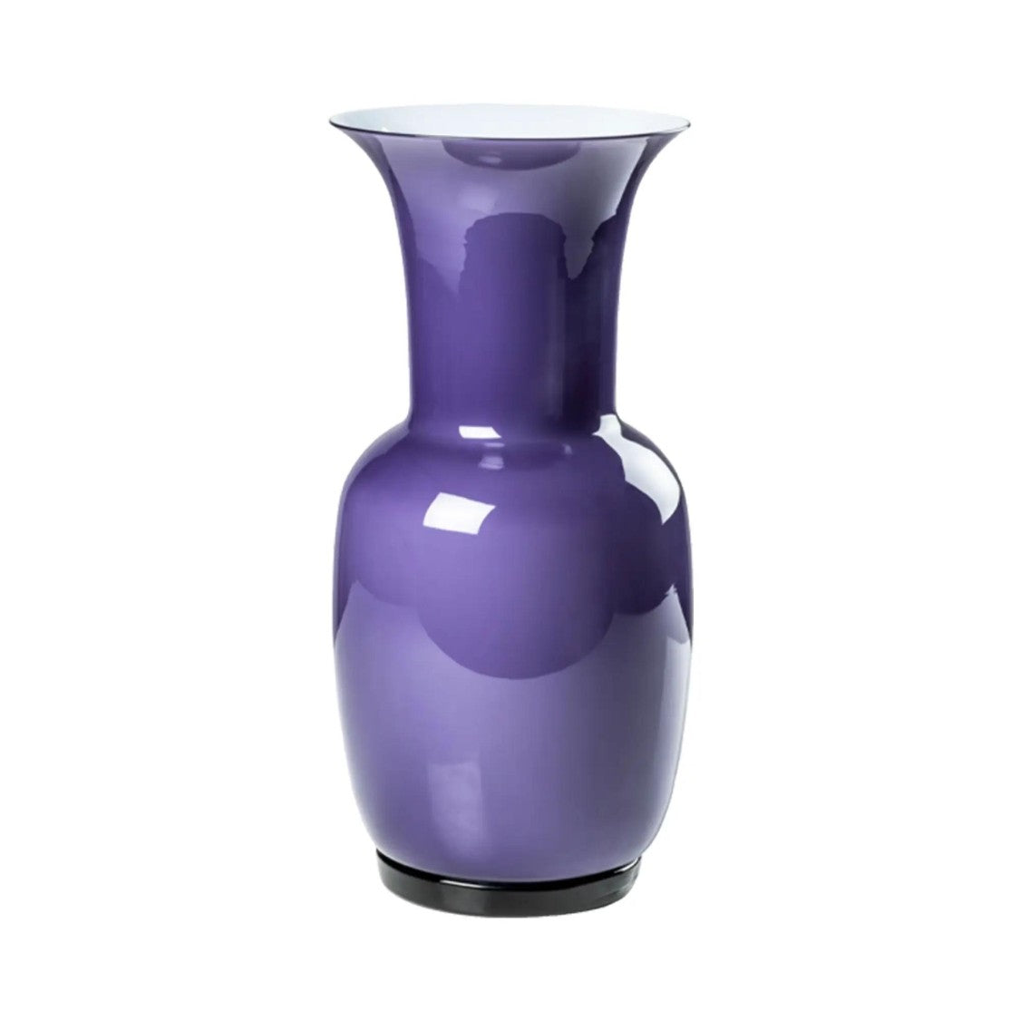 Venini Small Opalino Glossy Glass Vase